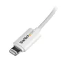 StarTech.com Kabel USB do Lightning 2 m (6 stóp) – Długi kabel do ładowania iPhone / iPad / iPod – Kabel Lightning na USB – Certyfikat Apple MFi – Biały