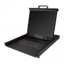 StarTech.com Rackmount KVM Console - Single Port VGA KVM z 19-calowym monitorem LCD do szafy serwerowej - W pełni funkcjonalny uniwersalny 1U LCD KVM Drawer z kablami i akcesoriami montażowymi - Obsługa USB - 50 000 MTBF