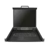 StarTech.com Rackmount KVM Console - Single Port VGA KVM z 19-calowym monitorem LCD do szafy serwerowej - W pełni funkcjonalny uniwersalny 1U LCD KVM Drawer z kablami i akcesoriami montażowymi - Obsługa USB - 50 000 MTBF