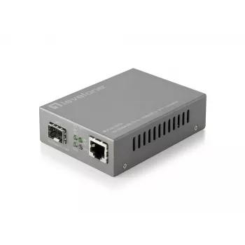 LevelOne RJ45 na SFP zarządzany konwerter mediów Fast Ethernet