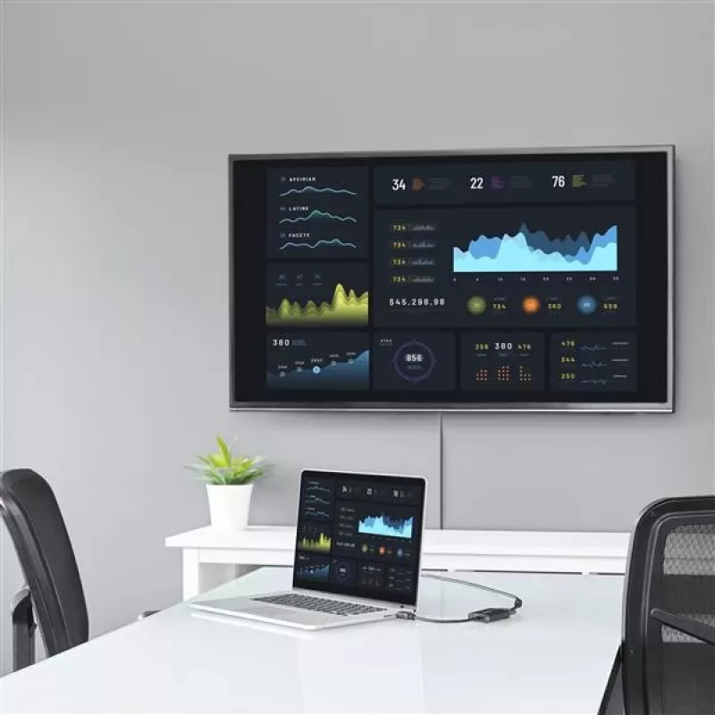 StarTech.com Przejściówka HDMI do VGA z dźwiękiem dla komputera stacjonarnego / laptopa / ultrabooka - 1920x1080