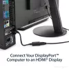 Adapter StarTech.com DisplayPort na HDMI – DP 1.2 na HDMI Konwerter wideo 1080p – Przejściówka DP na HDMI do monitora/telewizora/wyświetlacza – Pasywny adapter DP na HDMI – Złącze DP z zatrzaskiem