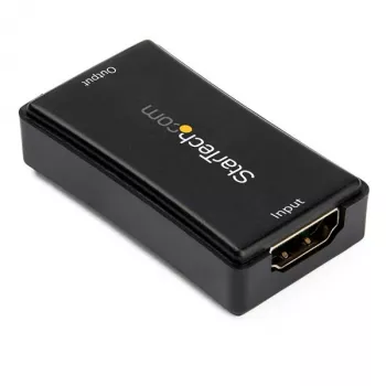 StarTech.com 45 ft. (14 m) HDMI Signal Booster - 4K 60Hz, 3840 x 2160 pikseli, wzmacniacz AV, 14 m, czarny, HDCP