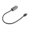 StarTech.com Adapter sieciowy USB 3.0 do Gigabit Ethernet - 10/100/1000 Mbps, USB na RJ45, Adapter USB 3.0 do LAN, Adapter Ethernet USB 3.0 (GbE), dołączony kabel 28 cm, instalacja bez sterowników