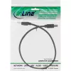Kabel USB 2.0 Typ A męski / B męski czarny 0,5 m InLine 34550X