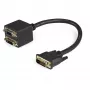 StarTech.com 30 cm kabel rozdzielający sygnał wideo DVI-D na 2x DVI-D – M/Ż 1 ft DVI-D na 2x DVI-D – M/Ż