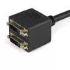 StarTech.com 30 cm kabel rozdzielający sygnał wideo DVI-D na 2x DVI-D – M/Ż 1 ft DVI-D na 2x DVI-D – M/Ż
