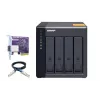 QNAP High-performance Desktop SATA 6Gbps JBOD Storage Enclosure | TL-D400S | Black
