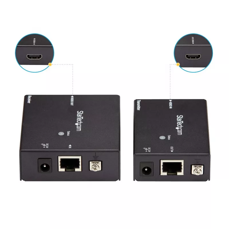 StarTech.com HDMI over CAT5e HDBaseT Extender - Power over kabel - Ultra HD 4K - TAA