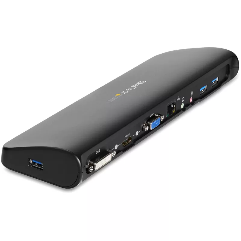 StarTech.com Stacja dokująca USB 3.0 z obsługą dwóch monitorów, HDMI i DVI/VGA