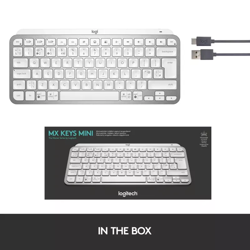 Logitech MX Keys Mini Wireless Illuminated klawiatura Mini QWERTY