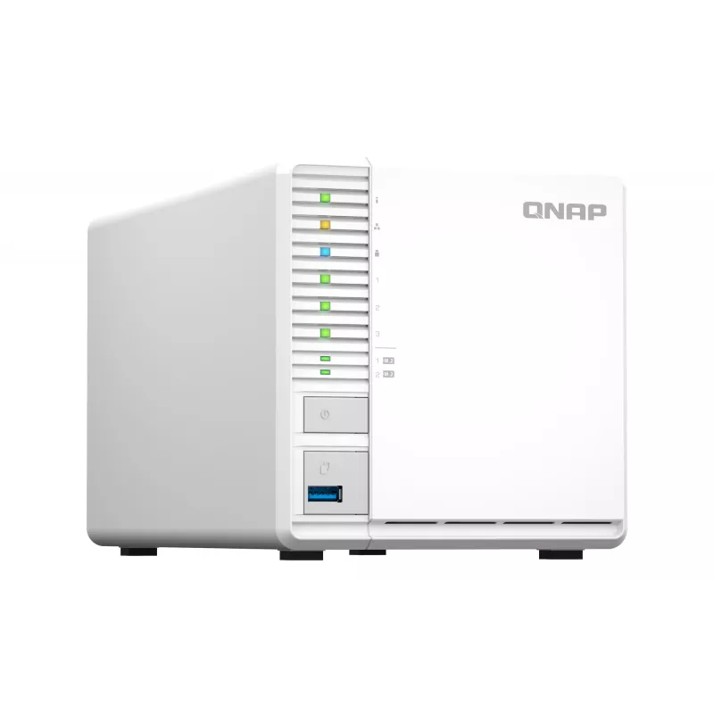 QNAP TS-364 NAS Tower Intel® Celeron® N5095 8 GB DDR4 0 TB QNAP Turbo System Biały