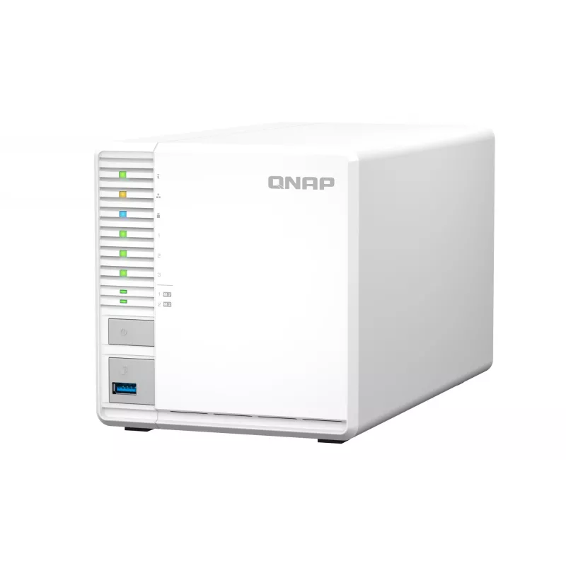 QNAP TS-364 NAS Tower Intel® Celeron® N5095 8 GB DDR4 0 TB QNAP Turbo System Biały