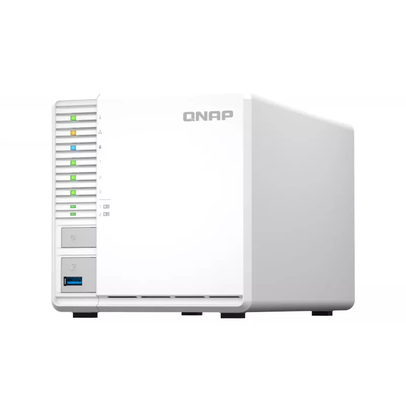 QNAP TS-364 NAS Tower Intel® Celeron® N5095 8 GB DDR4 0 TB QNAP Turbo System Biały