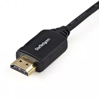 StarTech.com 1.6ft (50cm) Premium Certified HDMI 2.0 kabel with Ethernet - High Speed Ultra HD 4K 60Hz HDMI kabel HDR10 - HDMI Cord (Male/Male Connectors) - For UHD Monitors, TVs, Displays