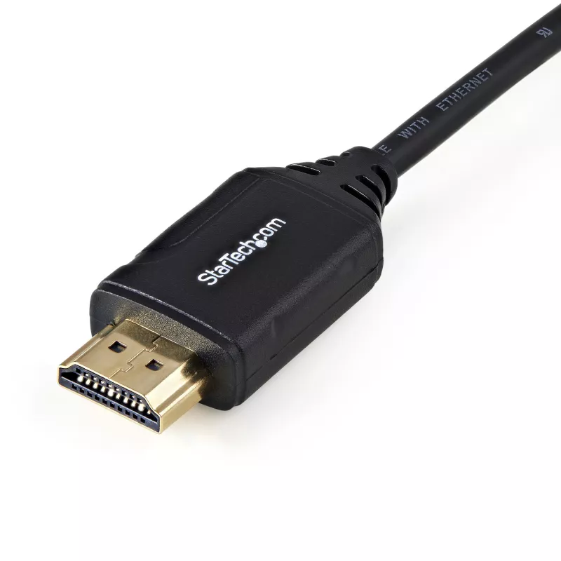 StarTech.com 1.6ft (50cm) Premium Certified HDMI 2.0 kabel with Ethernet - High Speed Ultra HD 4K 60Hz HDMI kabel HDR10 - HDMI Cord (Male/Male Connectors) - For UHD Monitors, TVs, Displays