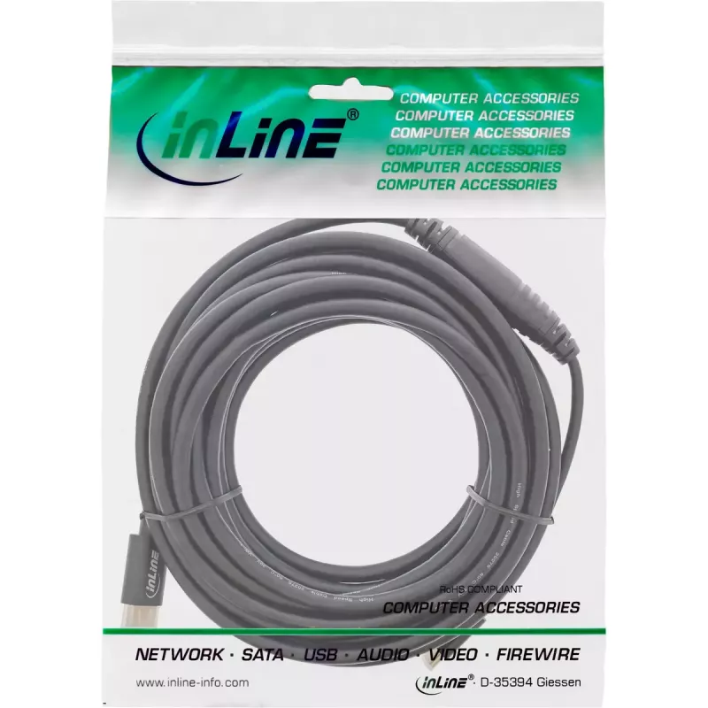 Przewód wyświetlacza USB InLine 64111 męski USB-C na męski HDMI 1 m