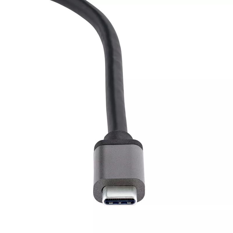 StarTech.com Adapter USB-C na dwa Displayport 1.4, Hub MST multi-monitor USB Typu-C, Rozdzielacz/przedłużacz ekranu laptopa Dual 5K 60Hz DP, HDR, Wyjątkowo długi wbudowany kabel - Tylko Windows