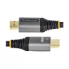 StarTech.com 20 cali (50 cm) Kabel HDMI 2.1 8K – Certyfikowany kabel Ultra High Speed HDMI 48 Gb/s – 8K 60 Hz/4K 120 Hz HDR10+ eARC – Przewód HDMI Ultra HD 8K – Monitor/TV/Wyświetlacz – Elastyczna powłoka TPE