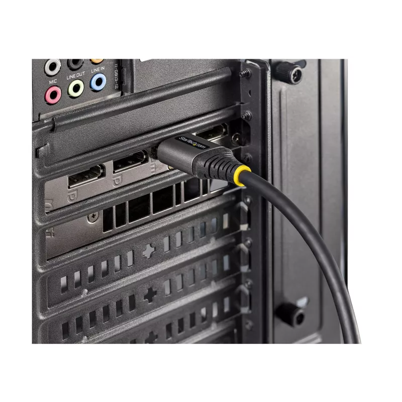 StarTech.com 20 cali (50 cm) Kabel HDMI 2.1 8K – Certyfikowany kabel Ultra High Speed HDMI 48 Gb/s – 8K 60 Hz/4K 120 Hz HDR10+ eARC – Przewód HDMI Ultra HD 8K – Monitor/TV/Wyświetlacz – Elastyczna powłoka TPE