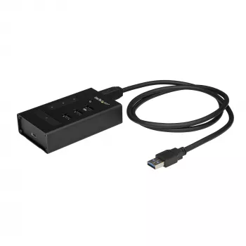 StarTech.com HB30A3A1CST 4-portowy hub USB 3.0, USB-A na 3x USB-A i 1x USB-C, przemysłowy, metalowy