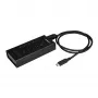 StarTech.com 7-portowy hub USB-C - USB typu C do 2x USB-C/5x USB-A - Komercyjny metalowy hub USB 3.0 - SuperSpeed USB 3.2 Gen 1 (5 Gb/s) - Zasilany samodzielnie - Szybkie ładowanie BC 1.2 - Możliwość montażu/Wytrzymały
