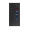 StarTech.com 7-portowy hub USB-C - USB typu C do 2x USB-C/5x USB-A - Komercyjny metalowy hub USB 3.0 - SuperSpeed USB 3.2 Gen 1 (5 Gb/s) - Zasilany samodzielnie - Szybkie ładowanie BC 1.2 - Możliwość montażu/Wytrzymały