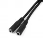 StarTech.com Adapter do zestawów słuchawkowych z oddzielnymi wtyczkami słuchawek i mikrofonu – 3,5 mm 4-pozycyjny na 2x 3-pozycyjny 3,5 mm M/Ż