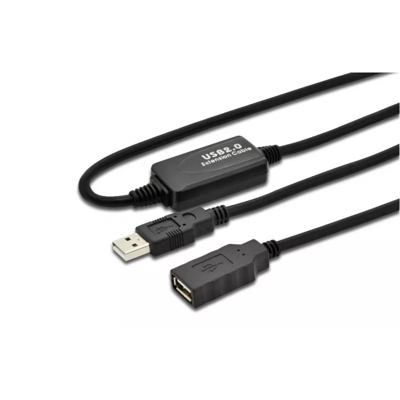 Microconnect USBAAF15A Kabel USB USB 2.0 15 m USB A Czarny