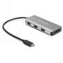 StarTech.com 3-portowy hub USB C 10 Gb/s z czytnikiem kart SD – 3x USB-A i 1 gniazdo SD – przenośny adapter USB 3.1/3.2 Gen 2 Type-C – hub do laptopa – zasilany przez USB – kompatybilny z Thunderbolt 3
