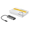 StarTech.com 3-portowy hub USB C 10 Gb/s z czytnikiem kart SD – 3x USB-A i 1 gniazdo SD – przenośny adapter USB 3.1/3.2 Gen 2 Type-C – hub do laptopa – zasilany przez USB – kompatybilny z Thunderbolt 3