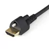 StarTech.com 6ft (2m) HDMI kabel with Locking Screw - 4K 60Hz HDR - High Speed HDMI 2.0 Monitor kabel with Locking Screw Connector for Secure Connection - HDMI kabel with Ethernet - M/M