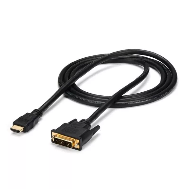 StarTech.com Kabel HDMI do DVI-D 6 stóp - M/M, 1,8 m, HDMI, DVI-D, męski, męski, prosty