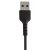 StarTech.com 6-calowy (15 cm) Wytrzymały Czarny Kabel USB-A na Lightning — Wzmocniony Włóknem Aramidowym Przewód Ładująco-Synchronizacyjny USB-A na Lightning — Certyfikat Apple MFi dla iPada/iPhone'a 12