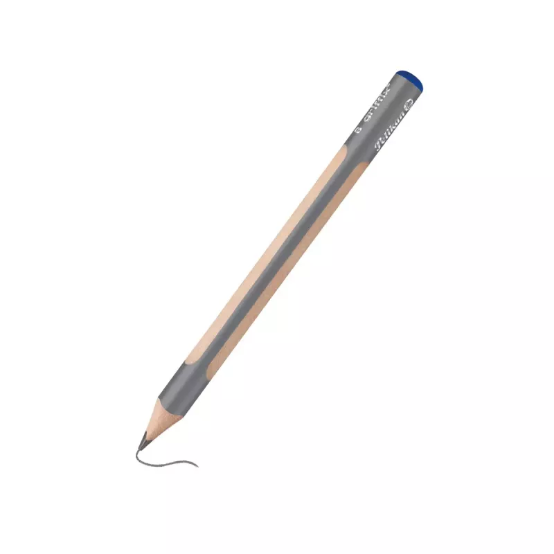 Ołówek Pelikan griffix zestaw B trójkątny szary 3,5 mm 140 mm