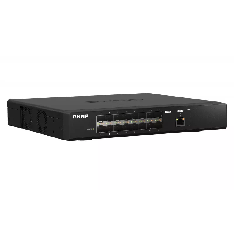 QNAP QSW-M5216-1T przełącznik sieciowy zarządzalny L2 czarny