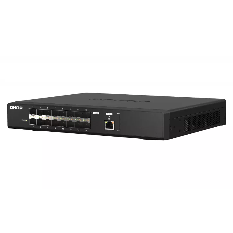 QNAP QSW-M5216-1T przełącznik sieciowy zarządzalny L2 czarny