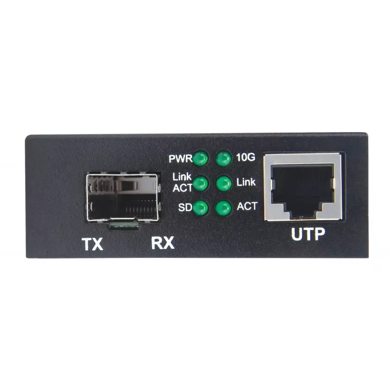 Intellinet konwerter mediów 10GBase-T na 10GBase-R, 1 x 10 GB gniazdo SFP+, 1 x 10GB port RJ45