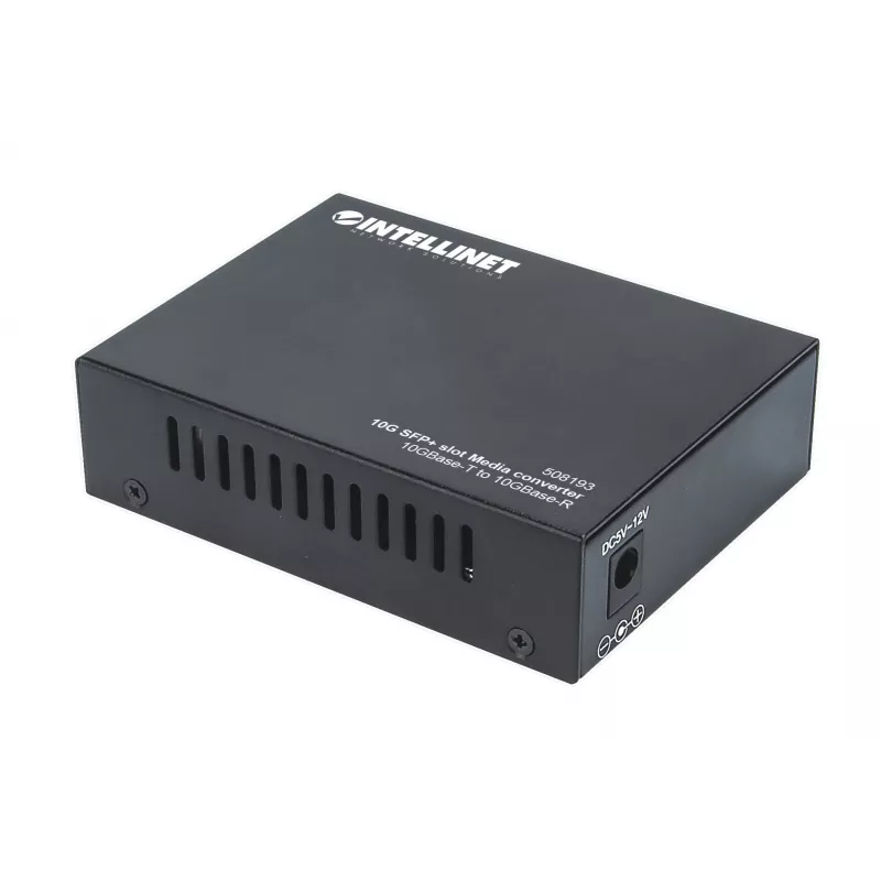 Intellinet konwerter mediów 10GBase-T na 10GBase-R, 1 x 10 GB gniazdo SFP+, 1 x 10GB port RJ45
