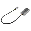 StarTech.com Adapter USB-C na Ethernet, Adapter sieciowy USB 3.0 na Gigabit Ethernet - 10/100/1000 Mbps, Adapter USB-C na RJ45 Ethernet (GbE), Wbudowany kabel 12 cali, Instalacja bez sterowników