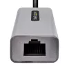 StarTech.com Adapter USB-C na Ethernet, Adapter sieciowy USB 3.0 na Gigabit Ethernet - 10/100/1000 Mbps, Adapter USB-C na RJ45 Ethernet (GbE), Wbudowany kabel 12 cali, Instalacja bez sterowników