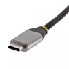 StarTech.com Adapter USB-C na Ethernet, Adapter sieciowy USB 3.0 na Gigabit Ethernet - 10/100/1000 Mbps, Adapter USB-C na RJ45 Ethernet (GbE), Wbudowany kabel 12 cali, Instalacja bez sterowników