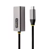 StarTech.com Adapter USB-C na Ethernet, Adapter sieciowy USB 3.0 na Gigabit Ethernet - 10/100/1000 Mbps, Adapter USB-C na RJ45 Ethernet (GbE), Wbudowany kabel 12 cali, Instalacja bez sterowników