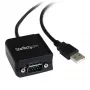 StarTech.com 2,5 m 1-portowy adapter FTDI USB na RS232 z izolacją optyczną, kabel USB na RS232 – TAA