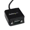 StarTech.com 2,5 m 1-portowy adapter FTDI USB na RS232 z izolacją optyczną, kabel USB na RS232 – TAA