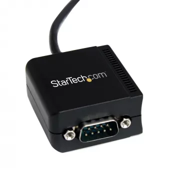 StarTech.com 2,5 m 1-portowy adapter FTDI USB na RS232 z izolacją optyczną, kabel USB na RS232 – TAA