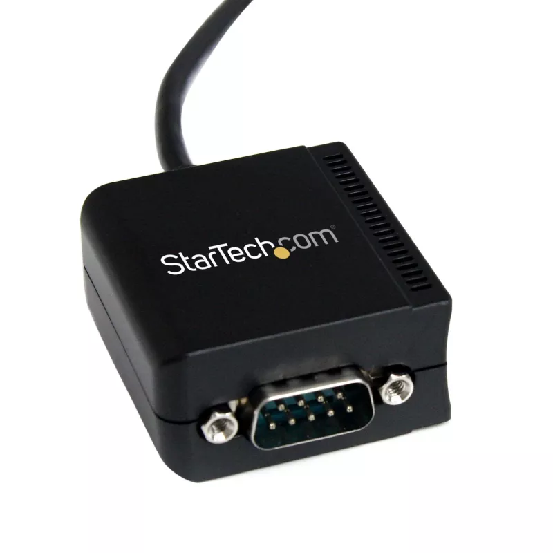 StarTech.com 2,5 m 1-portowy adapter FTDI USB na RS232 z izolacją optyczną, kabel USB na RS232 – TAA