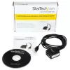 StarTech.com 2,5 m 1-portowy adapter FTDI USB na RS232 z izolacją optyczną, kabel USB na RS232 – TAA