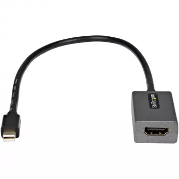 StarTech.com Mini DisplayPort do HDMI Adapter - mDP do HDMI Adapter Dongle - 1080p - Mini DisplayPort 1.2 do HDMI Monitor/Wyświetlacz - Mini DP do HDMI Konwerter Wideo - 12 cali długości dołączony kabel - Ulepszona wersja MDP2HDMI