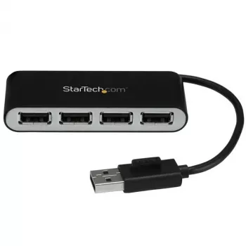 StarTech.com 4-portowy przenośny hub USB 2.0 z wbudowanym kablem